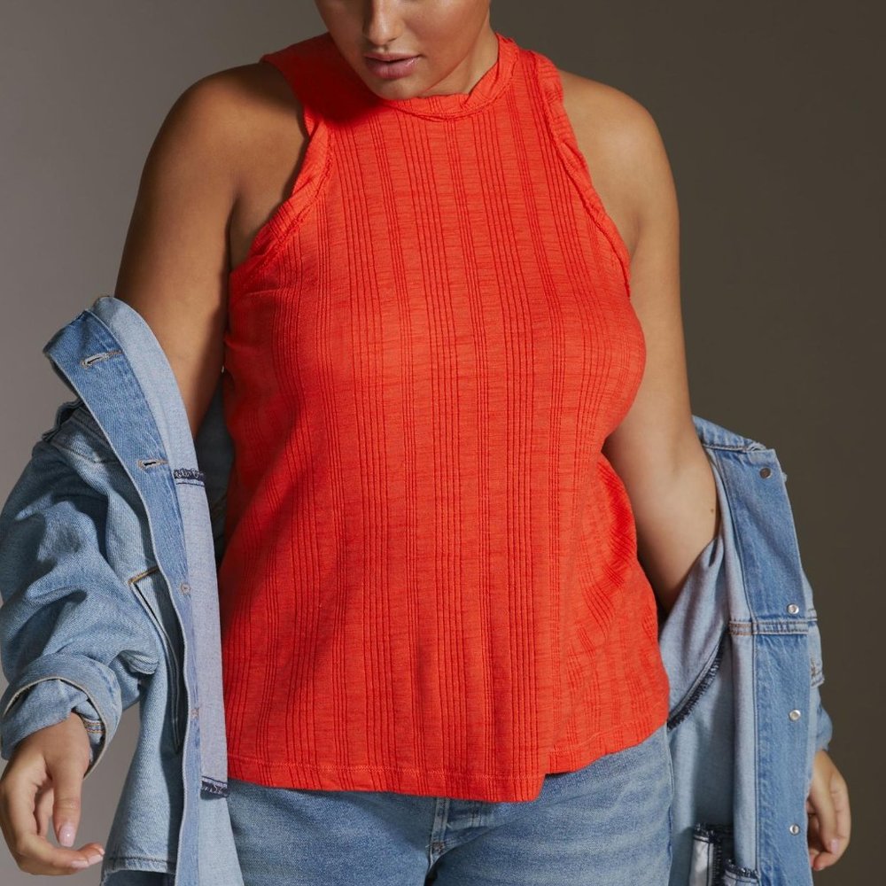 Pilcro Ribbed Tank